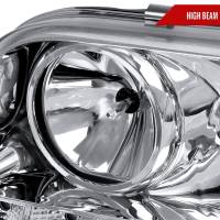 Spec'D Tuning Products - Spec-D 1998-2011 Ford Crown Victoria Projector Headlights w/ LED Light Strip (Chrome Housing/Clear Lens) - Image 2