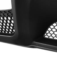 Spec'D Tuning Products - Spec-D 2015-2017 Ford Mustang Black Polypropylene GT350 Style Rear Diffuser w/ Dual Stainless Steel Muffler Tips - Image 3