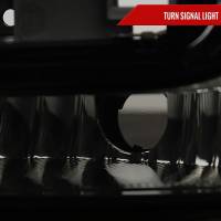 Spec'D Tuning Products - Spec-D 2002-2009 Chevrolet Trailblazer Projector Headlights w/ LED Light Strip (Black Housing/Smoke Lens) - Image 3