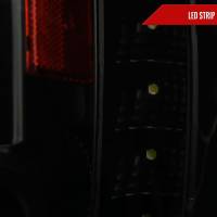 Spec'D Tuning Products - Spec-D 2002-2009 Chevrolet Trailblazer Projector Headlights w/ LED Light Strip (Black Housing/Smoke Lens) - Image 4