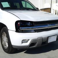 Spec'D Tuning Products - Spec-D 2002-2009 Chevrolet Trailblazer Projector Headlights w/ LED Light Strip (Black Housing/Smoke Lens) - Image 7