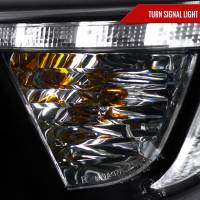 Spec'D Tuning Products - Spec-D 2010-2013 Hyundai Tucson Projector Headlights w/ LED Light Strip (Matte Black Housing/Clear Lens) - Image 3