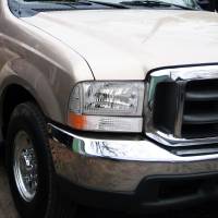 Spec'D Tuning Products - Spec-D 1999-2004 Ford F-250/F-350/F-450/F-550/Excursion Corner Lights (Chrome Housing/Clear Lens) - Image 5