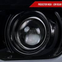 Spec'D Tuning Products - Spec-D 2010-2013 Chevrolet Camaro LED Bar Projector Headlights (Glossy Black Housing/Smoke Lens) - Image 1