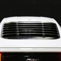 Spec'D Tuning Products - Spec-D 2015-2018 Ford Mustang Glossy Black Textured ABS Vintange Style Rear Window Louver - Image 8