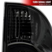 Spec'D Tuning Products - Spec-D 2005-2015 Toyota Tacoma LED Tail Lights (Chrome Housing/Smoke Lens) - Image 2