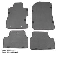 Spec'D Tuning Products - Spec-D 2006-2010 Honda Civic Coupe Black Front & Rear Carpet Floor Mats w/ Red Stitching - 4PC - Image 3