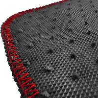 Spec'D Tuning Products - Spec-D 2006-2010 Honda Civic Coupe Black Front & Rear Carpet Floor Mats w/ Red Stitching - 4PC - Image 4