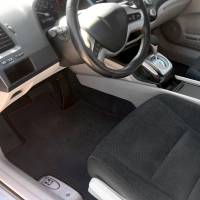 Spec'D Tuning Products - Spec-D 2006-2010 Honda Civic Coupe Black Front & Rear Carpet Floor Mats w/ Red Stitching - 4PC - Image 6