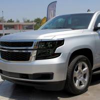 Spec'D Tuning Products - Spec-D 2015-2020 Chevrolet Tahoe Suburban/ 2016-2019 Suburban 3500HD Projector Headlights w/ LED Light Strip (Chrome Housing/Smoke Lens) - Image 7