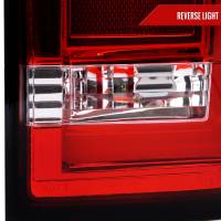Spec'D Tuning Products - Spec-D 2004-2015 Nissan Titan LED Tail Lights with White LED Tube (Chrome Housing/Red Lens) - Image 3