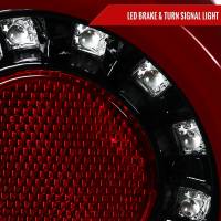 Spec'D Tuning Products - Spec-D 2006-2013 Chevrolet Impala/ 2014-2016 Impala Limited LED Tail Lights (Jet Black Housing/Clear Lens) - Image 1