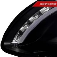 Spec'D Tuning Products - Spec-D 1998-2006 Mercedes Benz W220 S Class Projector Headlights w/ LED Light Strip & Turn Signal Lights (Matte Black Housing/Clear Lens) - Image 3