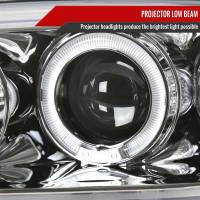 Spec'D Tuning Products - Spec-D 1994-1997 Honda Accord Dual Halo Projector Headlights (Chrome Housing/Clear Lens) - Image 1