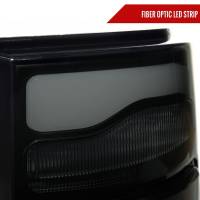 Spec'D Tuning Products - Spec-D 2009-2018 Dodge RAM 1500/2010-2018 RAM 2500 3500 White LED Bar Tail Lights (Black Housing/Smoke Lens) - Image 1