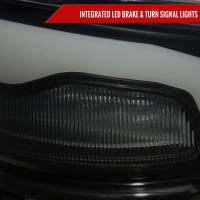 Spec'D Tuning Products - Spec-D 2009-2018 Dodge RAM 1500/2010-2018 RAM 2500 3500 White LED Bar Tail Lights (Black Housing/Smoke Lens) - Image 2