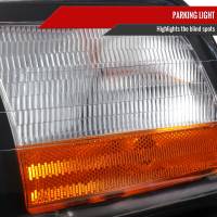 Spec'D Tuning Products - Spec-D 2005-2011 Lincoln Town Car Factory Style Headlights (Matte Black Housing/Clear Lens) - Image 4