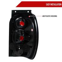 Spec'D Tuning Products - Spec-D 1998-2001 Ford Explorer Mercury Mountaineer Tail Lights (Chrome Housing/Smoke Lens) - Image 5