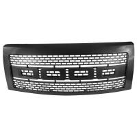 Spec'D Tuning Products - Spec-D 2009-2014 Ford F-150 Raptor Style Carbon Fiber Look ABS Grille - Image 4