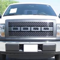 Spec'D Tuning Products - Spec-D 2009-2014 Ford F-150 Raptor Style Carbon Fiber Look ABS Grille - Image 7