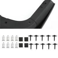 Spec'D Tuning Products - Spec-D 2017-2018 Ford F-250/F-350 Black ABS Front & Rear Mud Flap Splash Guards (Models without OEM Wheel Lip Moldings) - Image 5