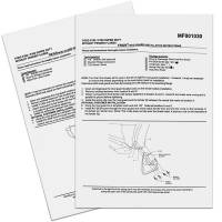 Spec'D Tuning Products - Spec-D 2017-2018 Ford F-250/F-350 Black ABS Front & Rear Mud Flap Splash Guards (Models without OEM Wheel Lip Moldings) - Image 6