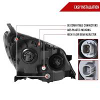 Spec'D Tuning Products - Spec-D 2005-2007 Honda Odyssey Factory Style Crystal Headlights w/ 9006 Bulbs (Chrome Housing/Clear Lens) - Image 5