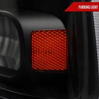 Spec'D Tuning Products - Spec-D 1999-2004 Ford F-250/F-350/F-450/F-550/Excursion Crystal Headlights w/ SMD LED Light Strip (Matte Black Housing/Clear Lens) - Image 4