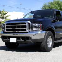 Spec'D Tuning Products - Spec-D 1999-2004 Ford F-250/F-350/F-450/F-550/Excursion Crystal Headlights w/ SMD LED Light Strip (Matte Black Housing/Clear Lens) - Image 7