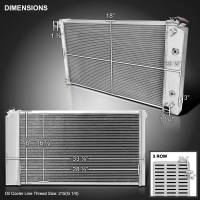Spec'D Tuning Products - Spec-D 1968-1977 Chevrolet Malibu/Monte Carlo/Impala/Caprice Aluminum 3-Row Performance Radiator - Image 7