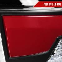 Spec'D Tuning Products - Spec-D 2007-2009 Dodge RAM 1500/2500/3500 Red LED Bar Tail Lights (Matte Black Housing/Clear Lens) - Image 1