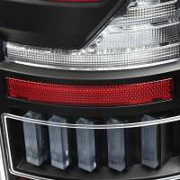 Spec'D Tuning Products - Spec-D 2007-2009 Dodge RAM 1500/2500/3500 Red LED Bar Tail Lights (Matte Black Housing/Clear Lens) - Image 4