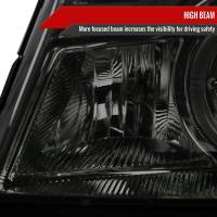 Spec'D Tuning Products - Spec-D 1998-2000 Ford Ranger Halo Projector Headlights (Chrome Housing/Smoke Lens) - Image 3