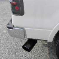 Spec'D Tuning Products - Spec-D Universal 4" Inlet/8" Outlet Black Stainless Steel Bolt-On Angled Exhaust Tip - Image 8