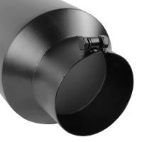 Spec'D Tuning Products - Spec-D Universal 5" Inlet/8" Outlet Black Stainless Steel Bolt-On Angled Exhaust Tip - Image 2