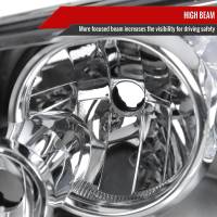 Spec'D Tuning Products - Spec-D 2011-2018 Dodge Grand Caravan Chrysler Town & Country Factory Style Headlights (Chrome Housing/Clear Lens) - Image 2