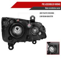 Spec'D Tuning Products - Spec-D 2011-2018 Dodge Grand Caravan Chrysler Town & Country Factory Style Headlights (Chrome Housing/Clear Lens) - Image 5