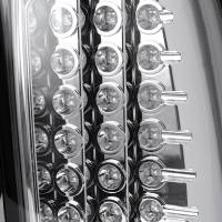 Spec'D Tuning Products - Spec-D 1999-2002 Chevrolet Silverado/ 1999-2006 GMC Sierra LED Tail Lights (Chrome Housing/Clear Lens) - Image 1