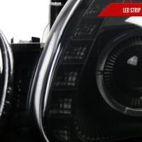 Spec'D Tuning Products - Spec-D 1998-2005 Lexus GS300/GS400/GS430 Halo Projector Headlights w/ SMD LED Light Strip (Black Housing/Smoke Lens) - Image 3