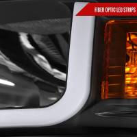 Spec'D Tuning Products - Spec-D 2014-2015 Chevrolet Silverado 1500 LED Bar Factory Style Headlights - Black (Matte Black Housing/Clear Lens) - Image 3