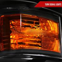 Spec'D Tuning Products - Spec-D 2014-2015 Chevrolet Silverado 1500 LED Bar Factory Style Headlights - Black (Matte Black Housing/Clear Lens) - Image 4