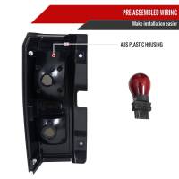 Spec'D Tuning Products - Spec-D 2005-2010 Hummer H3 Tail Lights (Chrome Housing/Smoke Lens) - Image 5