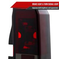 Spec'D Tuning Products - Spec-D 2005-2010 Hummer H3 Tail Lights (Chrome Housing/Red Smoke Lens) - Image 1