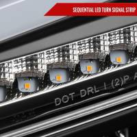 Spec'D Tuning Products - Spec-D 2004-2012 Chevrolet Colorado GMC Canyon/2006-2008 ISUZU I-Series Sequential Turn Signal Factory Style Headlights with LED Bar (Matte Black Housing/Clear Lens) - Image 4
