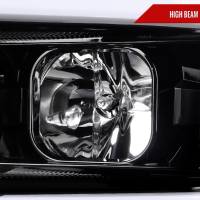 Spec'D Tuning Products - Spec-D 2015-2019 Chevrolet Silverado 2500HD/3500HD Switchback Sequential LED Turn Signal Projector Headlights (Glossy Black Housing/Clear Lens) - Image 2