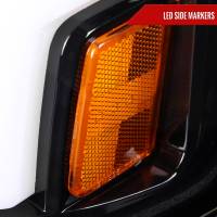 Spec'D Tuning Products - Spec-D 2015-2019 Chevrolet Silverado 2500HD/3500HD Switchback Sequential LED Turn Signal Projector Headlights (Glossy Black Housing/Clear Lens) - Image 4