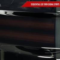 Spec'D Tuning Products - Spec-D 2008-2010 Ford F-250/F-350/F-450/F-550 Super Duty Projector Headlights w/ LED Sequential Turn Signal (Matte Black Housing/Smoke Lens) - Image 3