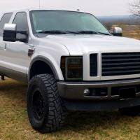 Spec'D Tuning Products - Spec-D 2008-2010 Ford F-250/F-350/F-450/F-550 Super Duty Projector Headlights w/ LED Sequential Turn Signal (Matte Black Housing/Smoke Lens) - Image 8