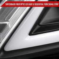 Spec'D Tuning Products - Spec-D 2008-2013 Infiniti G37/2014-2015 Q60 Coupe/Convertible Sequential Switchback LED Turn Signal Projector Headlights (Matte Black Housing/Clear Lens) - Image 4