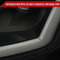 Spec'D Tuning Products - Spec-D 2008-2013 Infiniti G37/2014-2015 Q60 Coupe/Convertible Sequential Switchback LED Turn Signal Projector Headlights (Matte Black Housing/Smoke Lens) - Image 4
